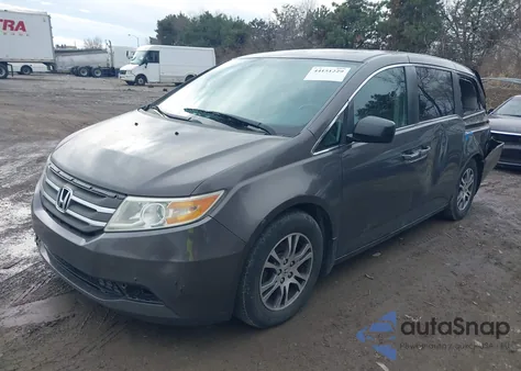 2011 Honda Odyssey Ex-L from USA, damaged, VIN 5FNRL5H67BB041220